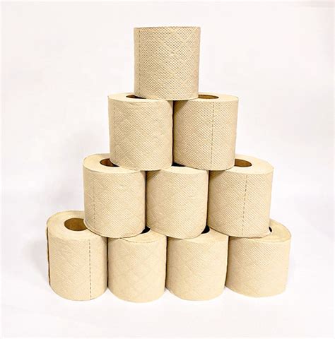 Standard Toilet Tissue Roll With Beautiful Embossing For Canada Market Virgin Wood Bamboo Pulp