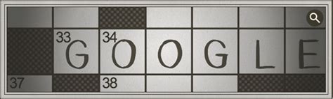 Crossword Inventor Gets A Google Doodle: A Crossword Puzzle
