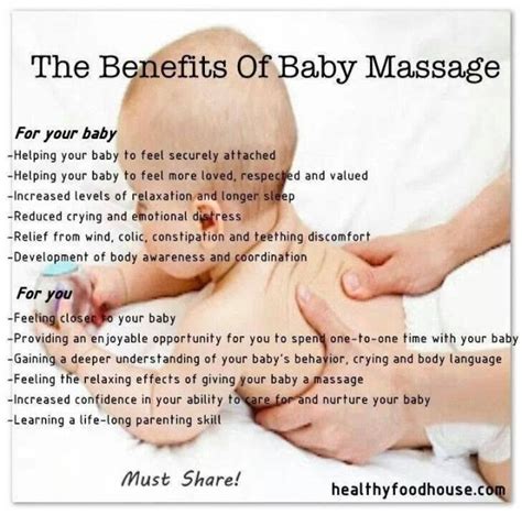 The Benefits Of Baby Massage How Often Do You Massage Your Baby SHARE