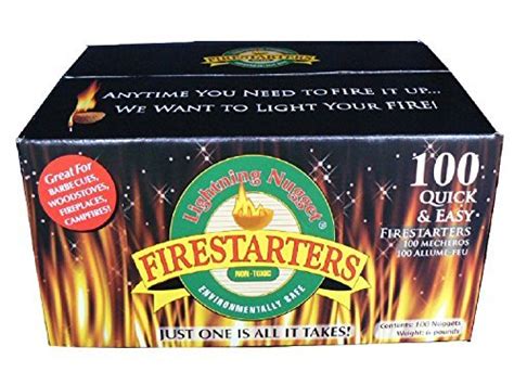 Lightning Nuggets Fire Starters 100 Pack Lowerover