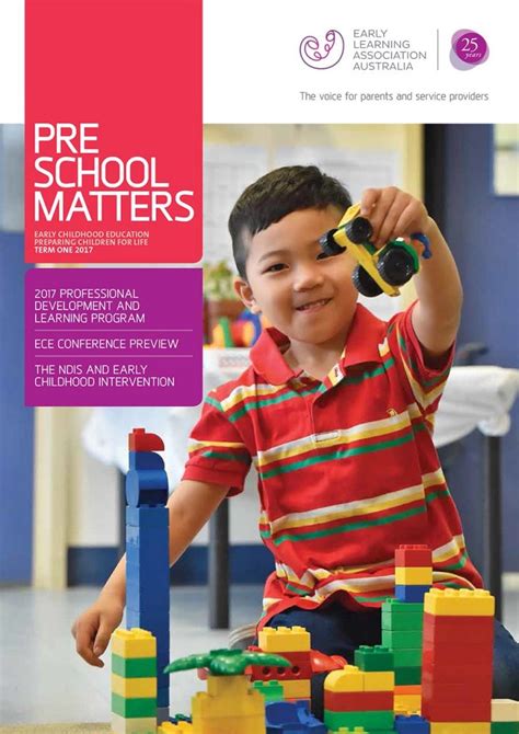 Preschool Matters Magazine Early Learning Association Australia
