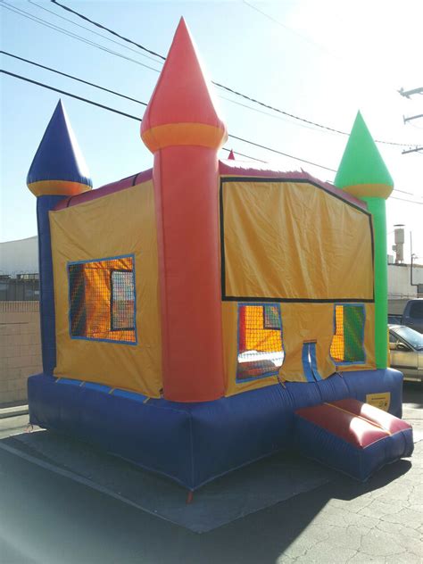 Choose from many bounce house models, sizes and themes. Commercial Inflatable Bounce House Moonwalk Jumper Castle ...