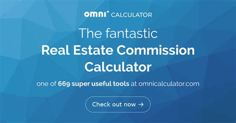 Real Estate Commission Calculator Omni