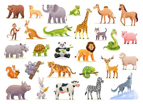 Top 150 Wild Animals Cartoon Images