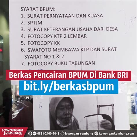 Saat ini, penyaluran bpum dilakukan melalui dua bank, yakni bank rakyat indonesia (bri). Berkas Pencairan Bantuan Pelaku Usaha Mikro (BPUM) Bank ...
