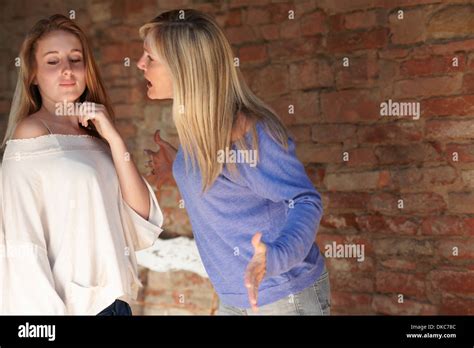 Mother Daughter Arguing Older Hi Res Stock Photography And Images Alamy