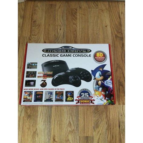 Sega Mega Drive 25th Anniversary Sonic The Hedgehog Game Console In