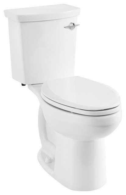 H2option Ada Dual Flush Right Height Elongated Toilet Traditional