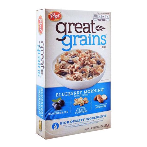 Purchase Post Great Grains Blueberry Morning Cereal 382g Online At