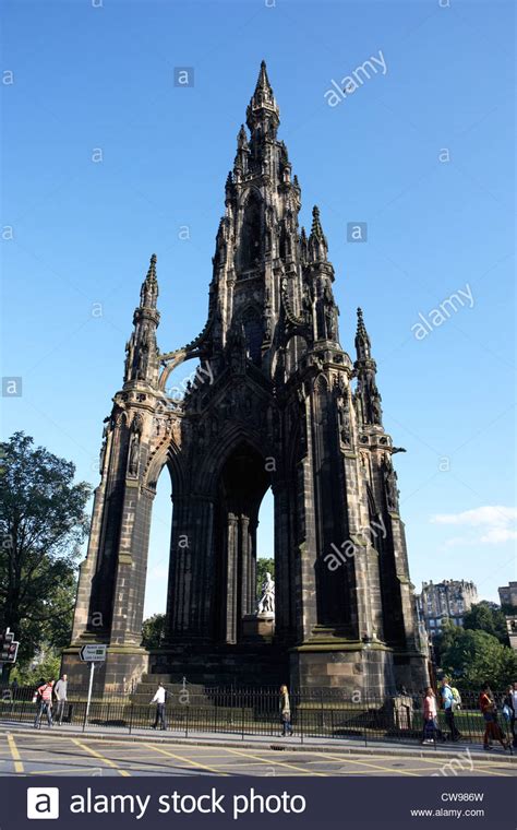 Sir Walter Scott Monument Princes Street Edinburgh