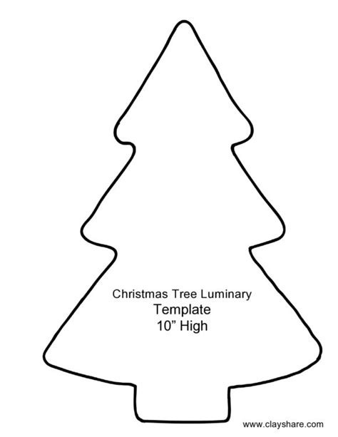51 Printable Christmas Tree Templates Free Download Printabletemplates