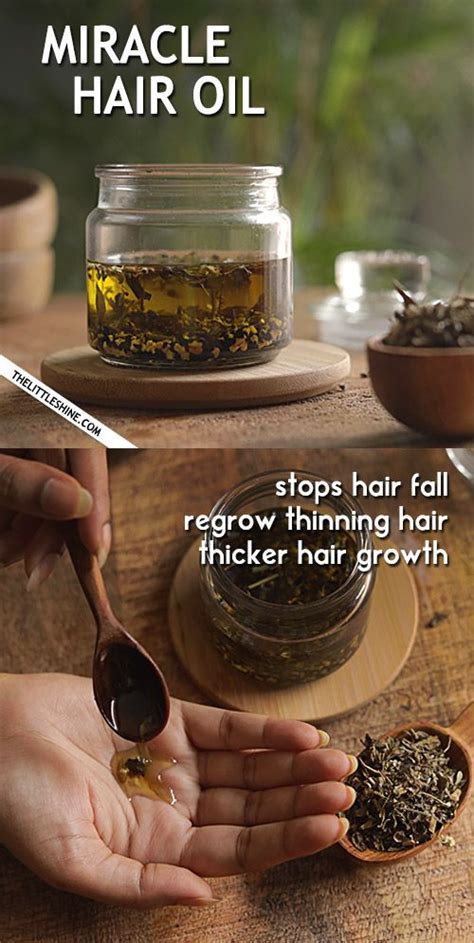 Miracle Hair Growth Oil Stop Hair Fall And Grow Thicker Hair The Little Shine Miracle Hair
