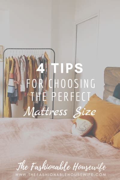 4 Tips For Choosing The Perfect Mattress Size • The Fashionable Housewife