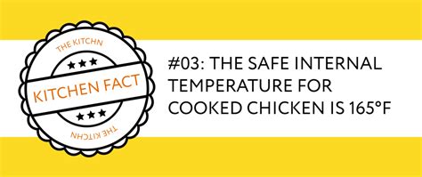 Maybe you would like to learn more about one of these? The Right Internal Temperature for Cooked Chicken | Kitchn