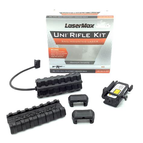 Lasermax Uni Rifle Kit Rail Mounted Laser