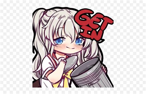 Create Cute Anime Girls Twitch And Discord Emotes Badges Cartoon Png
