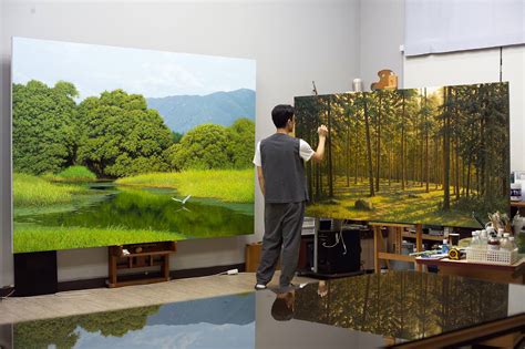Naturetree Paintings By An Jung Hwan Artpeoplenet For Artists