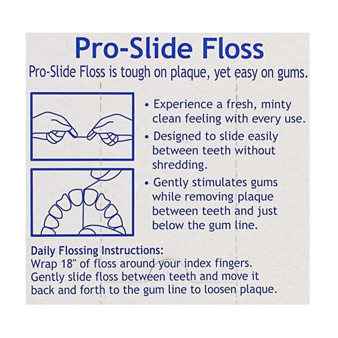 All Travel Sizes Travel Size Rexall Pro Slide Floss 44 Yds Card Of