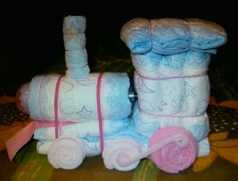 Diaper Train Diaper Train Nappy Cakes Baby Shower Diapers