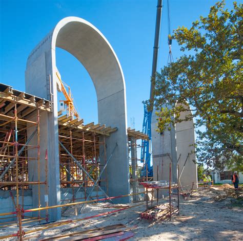 Precast Concrete Arches Set The Tone For Winery In Paarl Concrete