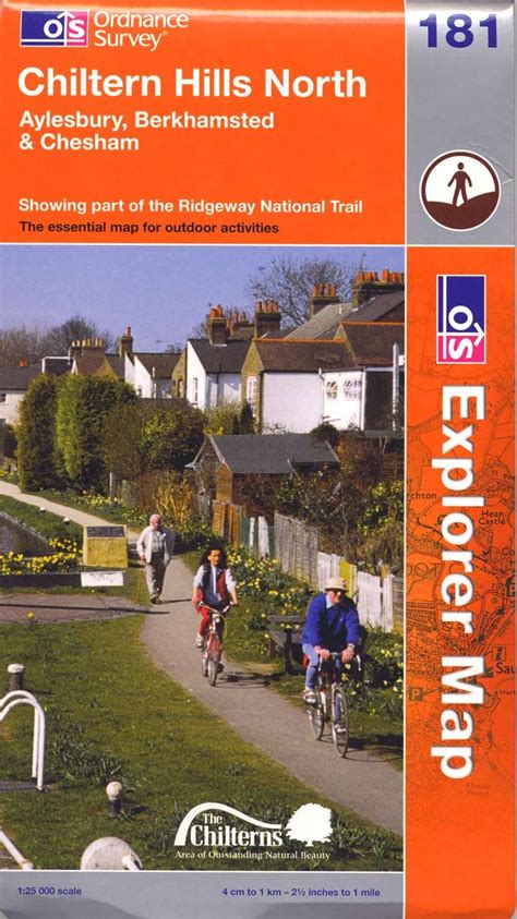 Chiltern Hills North Os Explorer Map Not A Book 9780319241141