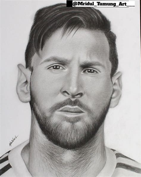 Lionel Messi Pencil Drawing Messi Drawing Lionel Messi Projects To