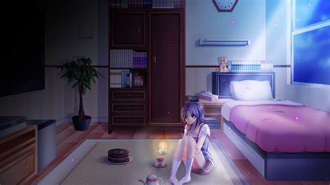 Anime Girl Alone In Room On Her Birthday Hd Anime 4k