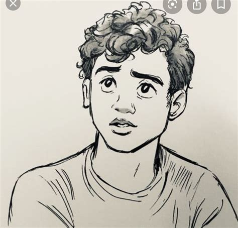 How To Draw Curly Hair Men At How To Draw
