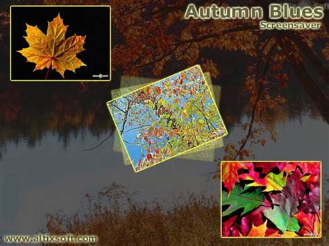 Sreenshot Autumn Blues Screensaver 14a Desktop