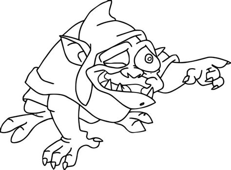 This coloring page belongs to these categories: awesome The Black Cauldron Creeper Coloring Page | The ...