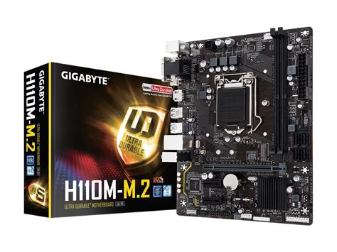 Gigabyte Ga H110m M2 Rev 10 Lga 1151 Micro Atx Intel Motherboard