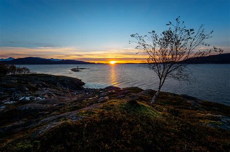 Picture Norway Sun Nature Sunrise And Sunset River Coast