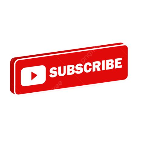 Youtube Subscribe Button Vector Art Png Subscribe Icon Button On
