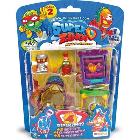 As Company Superzings Series 2 Blister 4 Collectible Figures For Ages 3