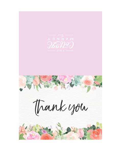 10 Free Printable Thank You Cards You Cant Miss The