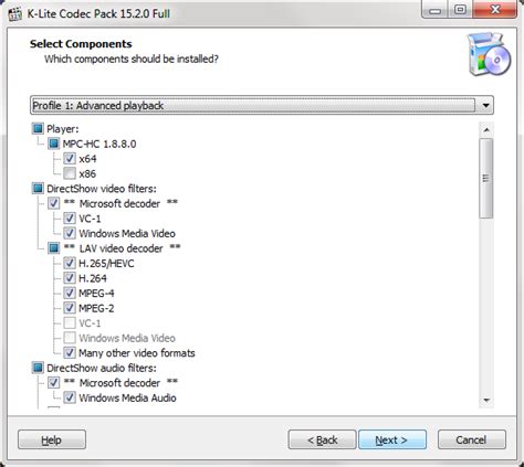 It is easy to use, but also very flexible with many options. K-Lite Codec Pack Full latest version - Get best Windows software