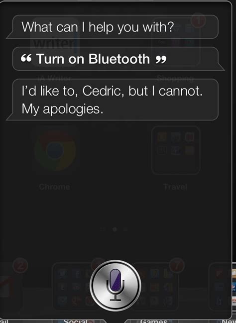 I Wish I Could Turn On Off Bluetooth With Siri R Ipad