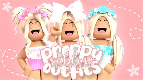 3 Preppy Roblox Girl Outfits Codes Links Aurolia Youtube
