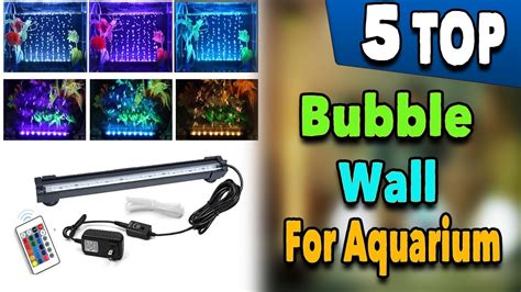 Best Bubble Wall For Aquarium Youtube
