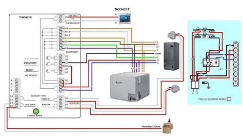 These are the wires you will use to wire the new thermostat. Honeywell Rth9580wf Wiring Diagram