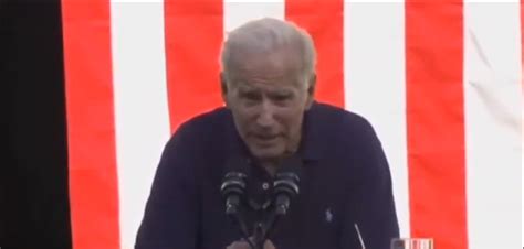 He finished (to speak/speaking) and sat down.8. Grim Biden whispers into mic: We're going to make Trump ...