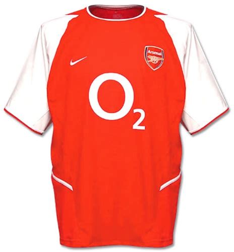 Arsenal Shirts 2004 Home Football Shirt Picture