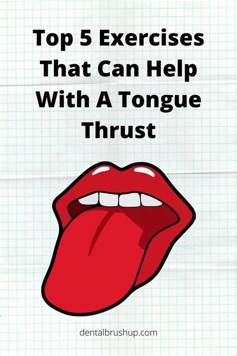 Top 5 Exercises That Can Help With A Tongue Thrust Tongue Thrust