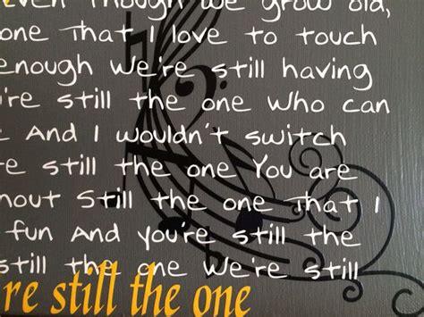 Music video by shania twain performing you're still the one. You're Still the One - Orleans - song lyrics canvas ...