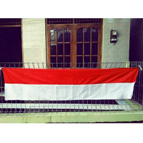 Jual Spesial Kemerdekaan Agustus Bendera Merah Putih Panjang Bendera Lisplang Umbul