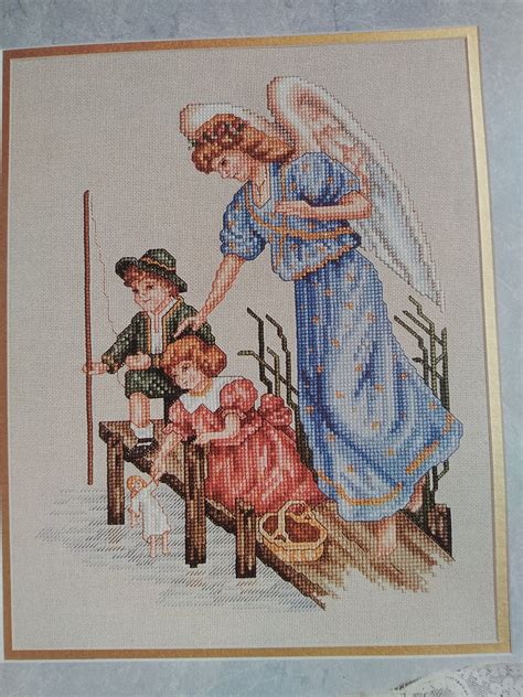 Guardian Angel Collection Cross Stitch Patterns Leisure Arts Etsy