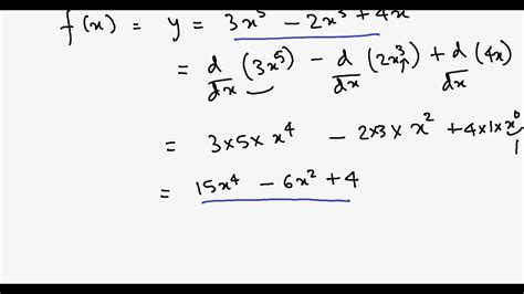Simple Differentiation Tutorial O Level Maths Youtube