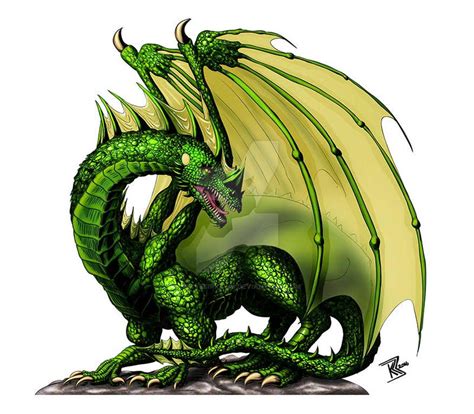 Young Green Dragon By Bravesirkevin On Deviantart
