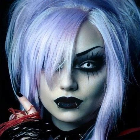 Darya Goncharova Goth Beauty Fantasy Girl Gothic Halloween Face