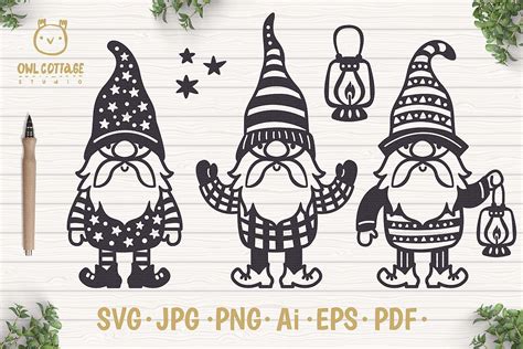 Download Scandinavian Gnomes SVG, Gnome Clipart, Tomte ...